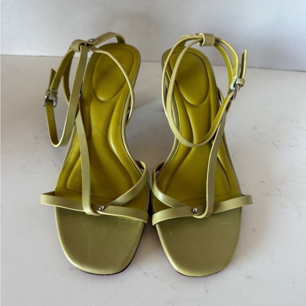 New Vince Marilyn Ankle Strap Sandal in Dried Citrus Size: 6 - Picture 2 of 12